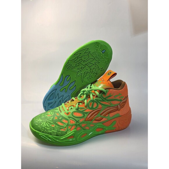 Puma Teenage Mutant Ninja Turtles x MB.04 Leonardo & Michelangelo LAMELO Size 9 main image 11